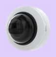 AXIS P3265-LV Dome Camera mounted on wall from left