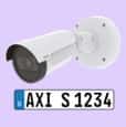 AXIS P1465-LE-3 License Plate Verifier Kit, viewed from its left angle