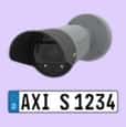 AXIS Q1700-LE looking left with license plate 