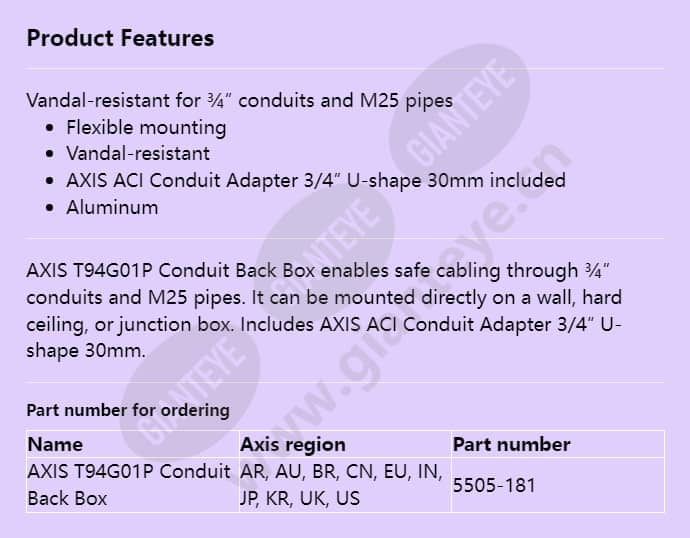axis-t94g01p-conduit-back-box_f_en.jpg