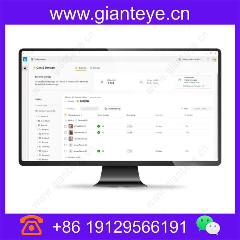 AXIS Camera Station Cloud Storage License 1y 03148-001 axis-camera-station-cloud-storage_img_00.jpg
