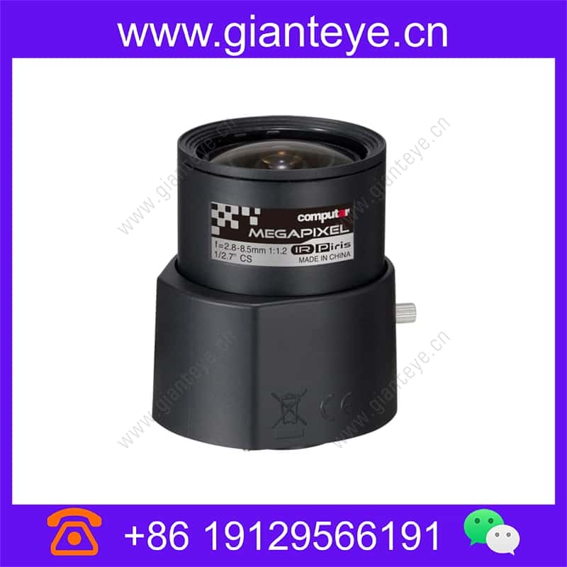 康标达 Computar AG3Z2812KCS-MPWIR 500万像素 1/2.7英寸 2.8-8.5mm F1.2 变焦镜头 HD 系列 P-iris 红外校正(CS接口) ag3z2812kcs-mpwir_img_00.jpg