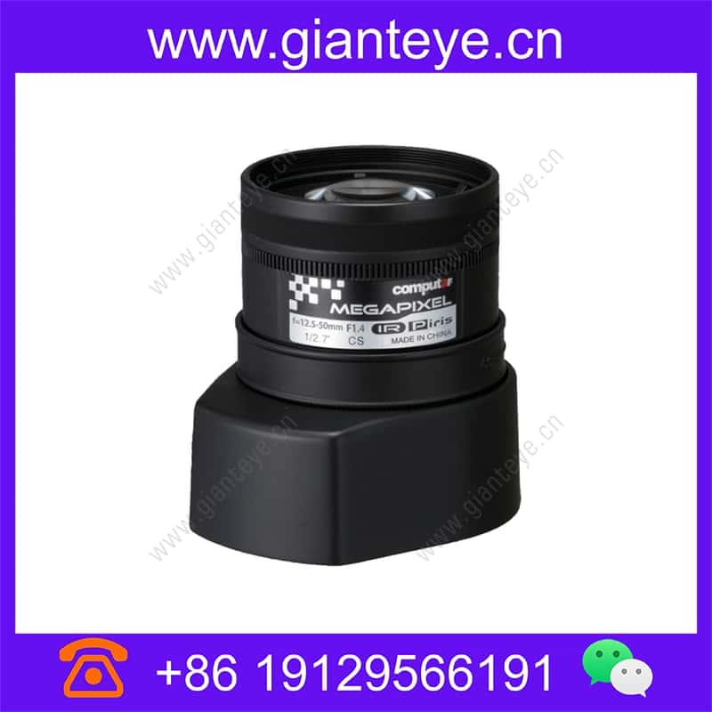 康标达 Computar AG4Z1214KCS-MPIR 300万像素 1/2.7英寸 12.5-50mm F1.4 变焦镜头 HD 系列 P-iris 红外校正(CS接口) ag4z1214kcs-mpir_img_00.jpg