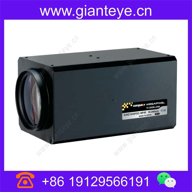康标达 Computar E24Z1018PDC-MPIR 300万像素 1/1.8英寸 10-240mm 24倍 DC自动光圈电动变焦镜头 带预设和点滤镜 IR(C接口) e24z1018pdc-mpir_img_00.jpg