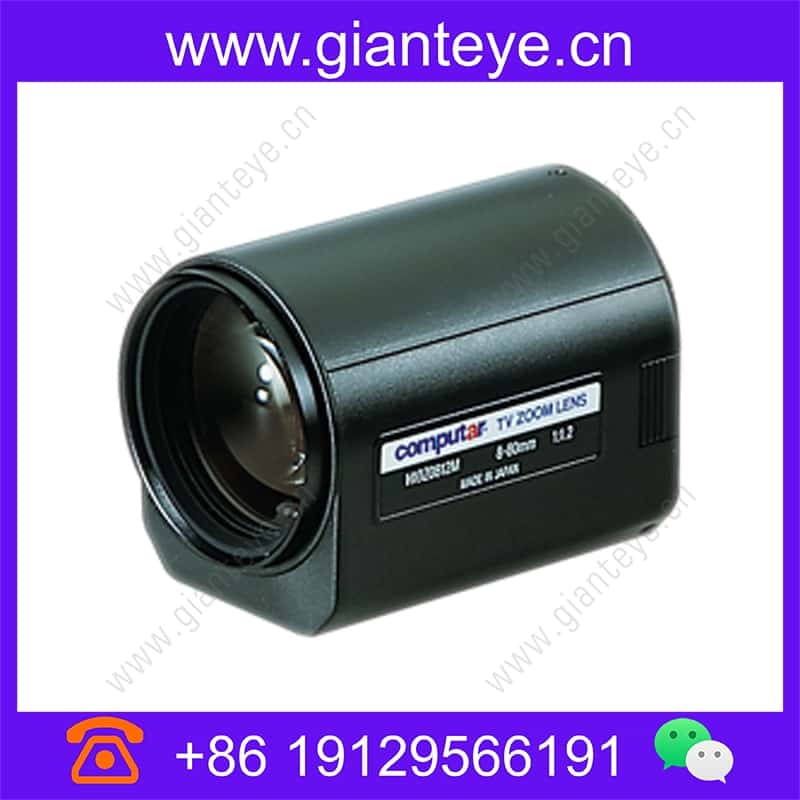 康标达 Computar H10Z0812M 1/2英寸 8-80mm F1.2 10倍 电动变焦 3个马达 (C接口) h10z0812m_img_00.jpg