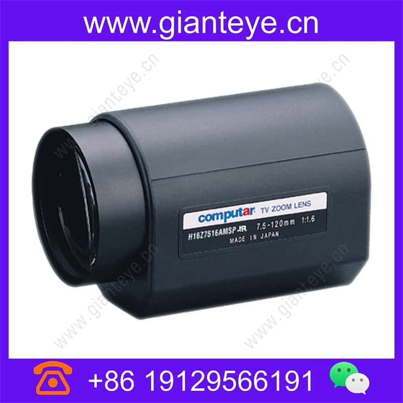 康标达 Computar H16Z7516AMSP-IR 1/2英寸 7.5-120mm F1.6 16倍 电动变焦视频自动光圈带点和预置位(C接口)日/夜红外 h16z7516amsp-ir_img_00.jpg