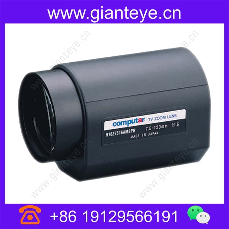 康标达 Computar H16Z7516AMSPR 1/2英寸 7.5-120mm F1.6 16倍 电动变焦视频自动光圈 带点预设和手动覆盖(C接口) h16z7516amspr_img_00.jpg