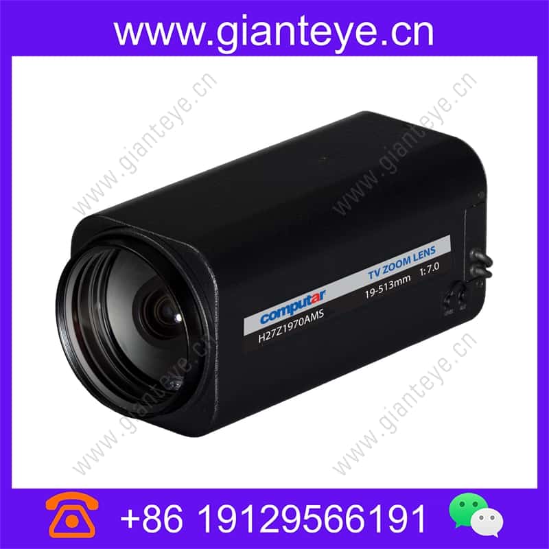 康标达 Computar H27Z1970AMS 1/2英寸 19-513mm F7.0 27倍 电动变焦视频自动光圈(C接口) h27z1970ams_img_00.jpg