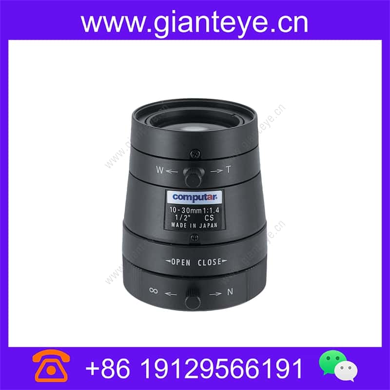康标达 Computar H3Z1014CS 1/2英寸 10-30mm F1.4 变焦手动光圈(CS接口) h3z1014cs_img_00.jpg