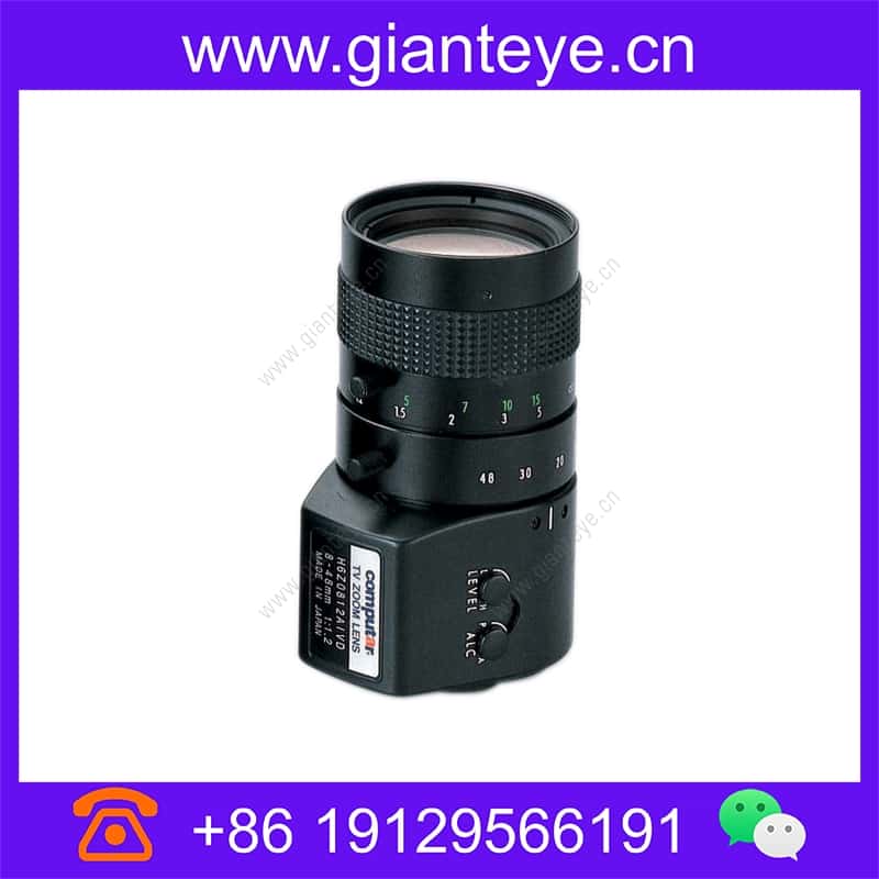 康标达 Computar H6Z0812AIVD 1/2英寸 8-48mm F1.2 6倍 手动变焦视频自动光圈(C接口) h6z0812aivd_img_00.jpg