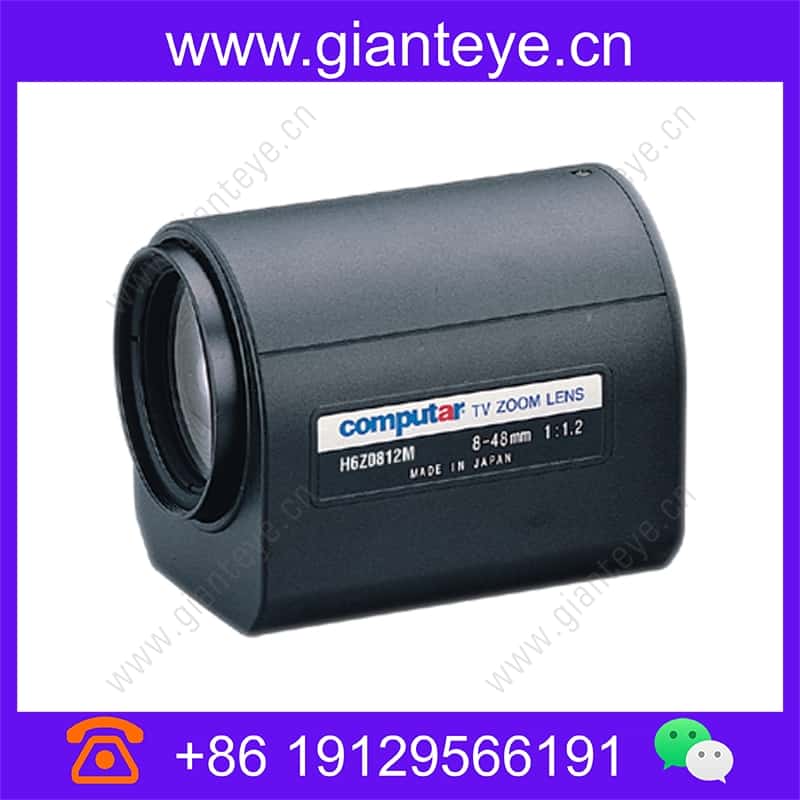 康标达 Computar H6Z0812M 1/2英寸 8-48mm F1.2 6倍 电动变焦镜头 带3个马达(C接口) h6z0812m_img_00.jpg