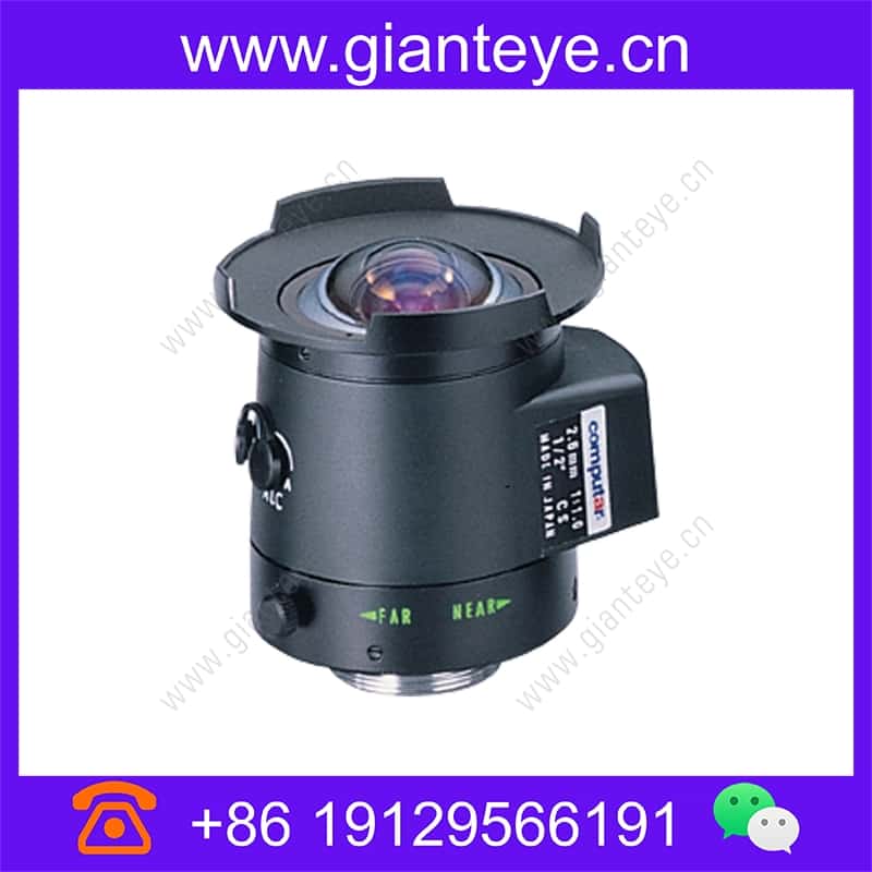 康标达 Computar HG2610AFCS 1/2英寸 2.6mm F1.0 非球面视频自动光圈(CS接口) hg2610afcs_img_00.jpg