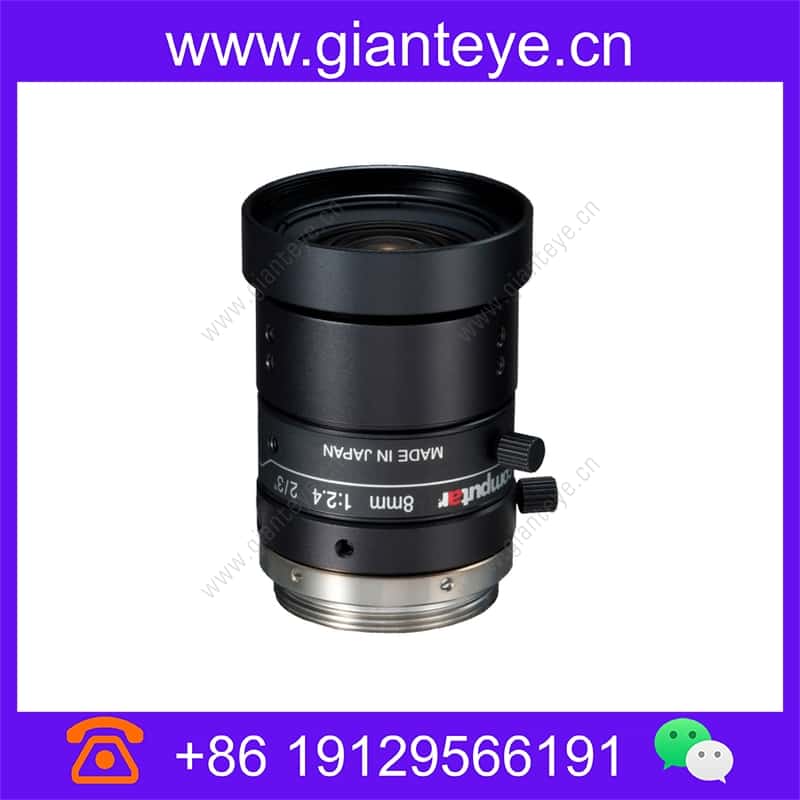 康标达 Computar M0824-MPW2 2/3英寸 8mm F2.4 500万像素 超低失真机器视觉镜头(C接口) m0824-mpw2_img_00.jpg