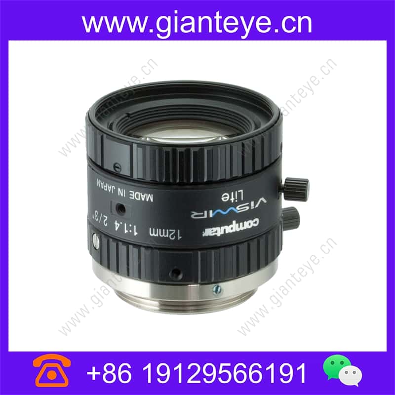 康标达 Computar M1214-VSW 1.500万像素 2/3英寸 12mm F1.4 ViSWIR Lite 可见短波红外镜头 适用于单波段(C接口) m1214-vsw_img_00.jpg