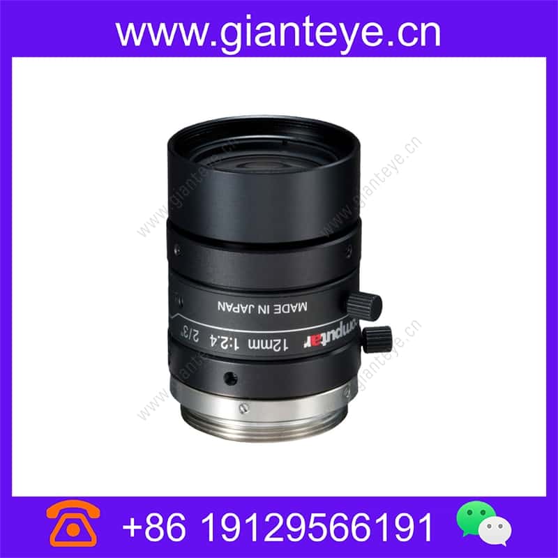 康标达 Computar M1224-MPW2 2/3英寸 12mm F2.4 500万像素 超低失真机器视觉镜头 (C接口) m1224-mpw2_img_00.jpg