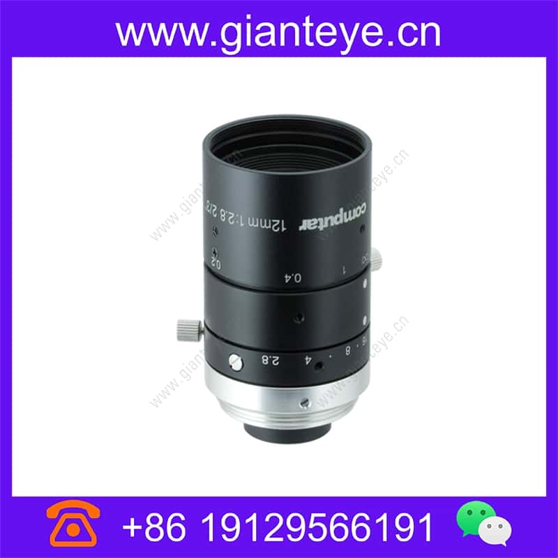 康标达 Computar M1228-MPW3 600万像素 2/3英寸 12mm F2.8 500万像素 超低失真带浮动系统(C接口) m1228-mpw3_img_00.jpg