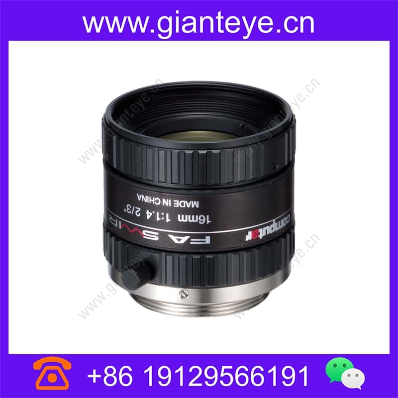 康标达 Computar M1614-SW 2/3英寸 16mm F1.4 C接口手动光圈(C接口) m1614-sw_img_00.jpg