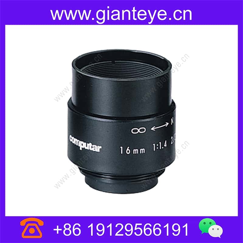 康标达 Computar M1614 2/3英寸 16mm F1.4 单焦距无光圈 (C接口) m1614_img_00.jpg