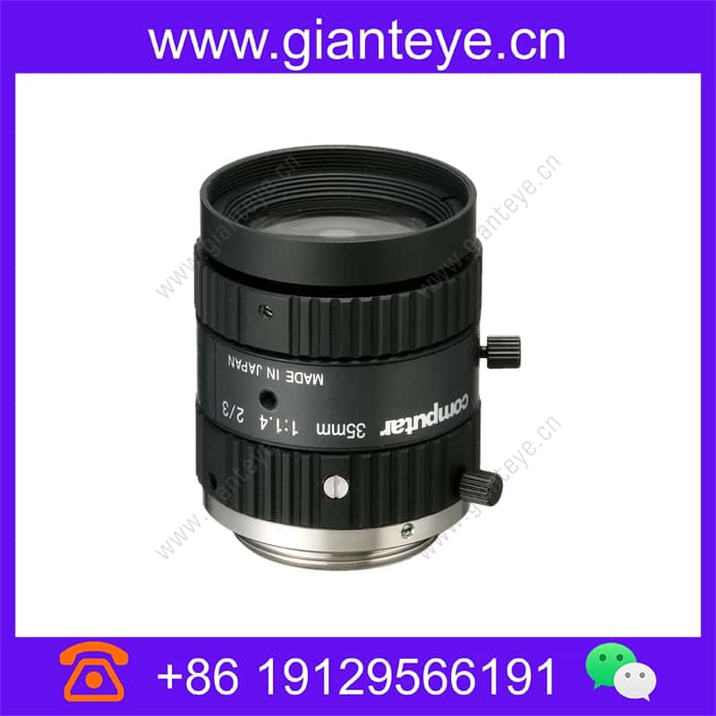 康标达 Computar M3514-MP 1.500万像素 2/3英寸 35mm F1.4 带锁定光圈和对焦功能(C接口) m3514-mp_img_00.jpg