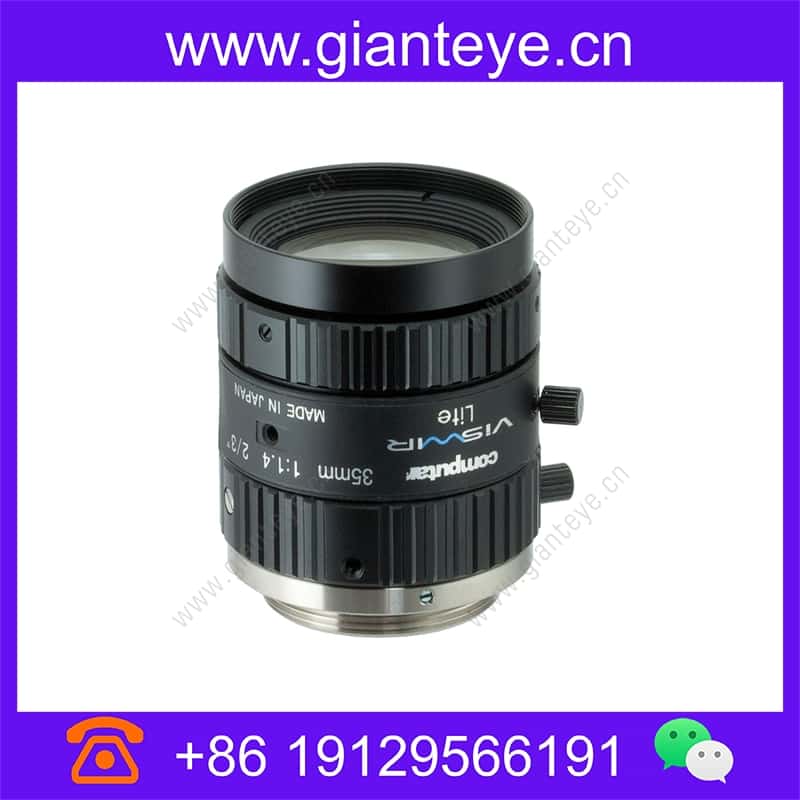 康标达 Computar M3514-VSW 1.500万像素 2/3英寸 35mm F1.4 手动光圈 ViSWIR Lite 可见短波红外 适用于单波段(C接口) m3514-vsw_img_00.jpg