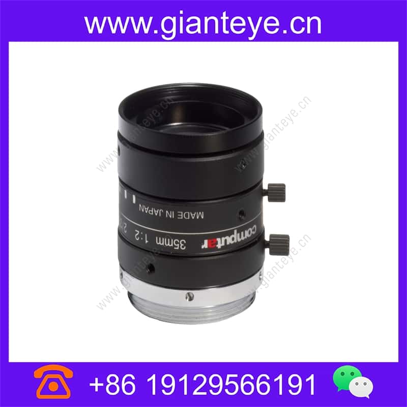 康标达 Computar M3520-MPW2 2/3英寸 35mm F2.0 500万像素 超低失真镜头(C接口) m3520-mpw2_img_00.jpg