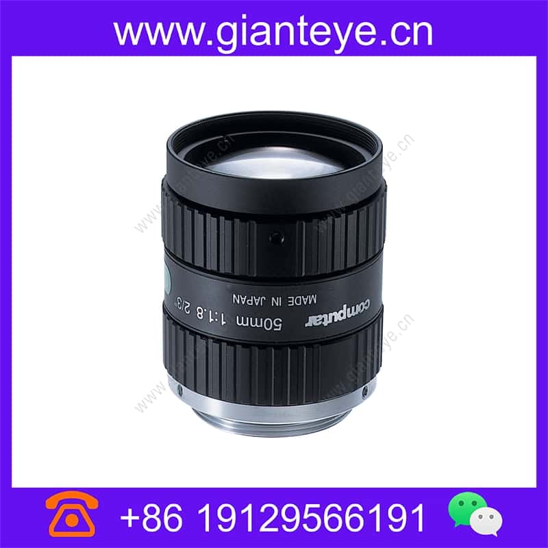 康标达 Computar M5018-MP2 1.500万像素 2/3英寸 50mm F1.8 带锁定光圈和对焦百万像素机器视觉镜头(C接口) m5018-mp2_img_00.jpg