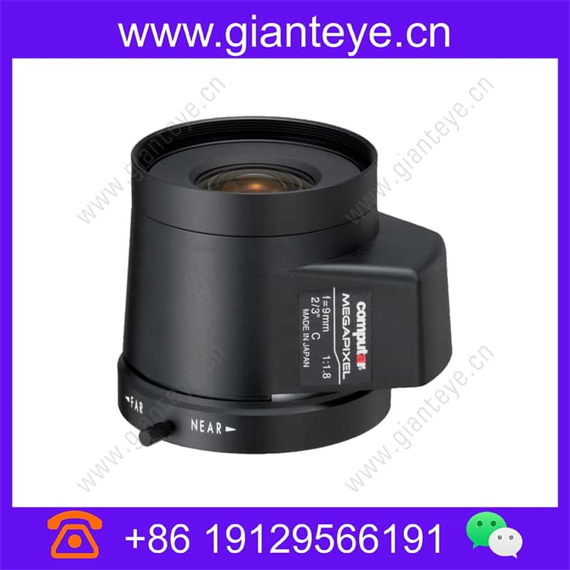 康标达 Computar MG0918FC-MP 500万像素 2/3英寸 9mm F1.8 DC自动光圈 C接口镜头 mg0918fc-mp_img_00.jpg