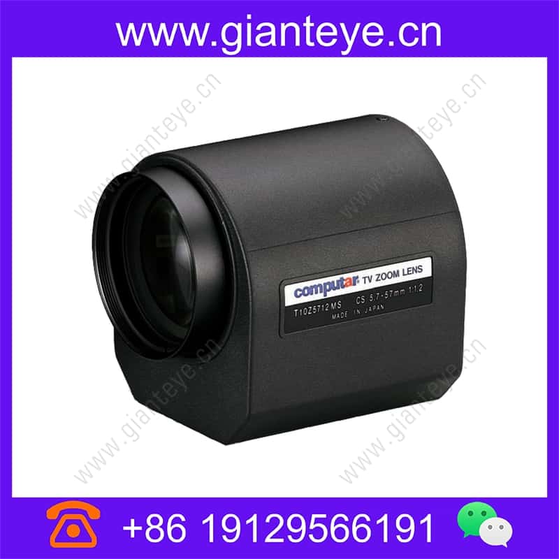 康标达 Computar T10Z5712MS 1/3英寸 5.7-57mm F1.2 10倍 电动变焦 3个马达带聚光(CS接口) t10z5712ms_img_00.jpg