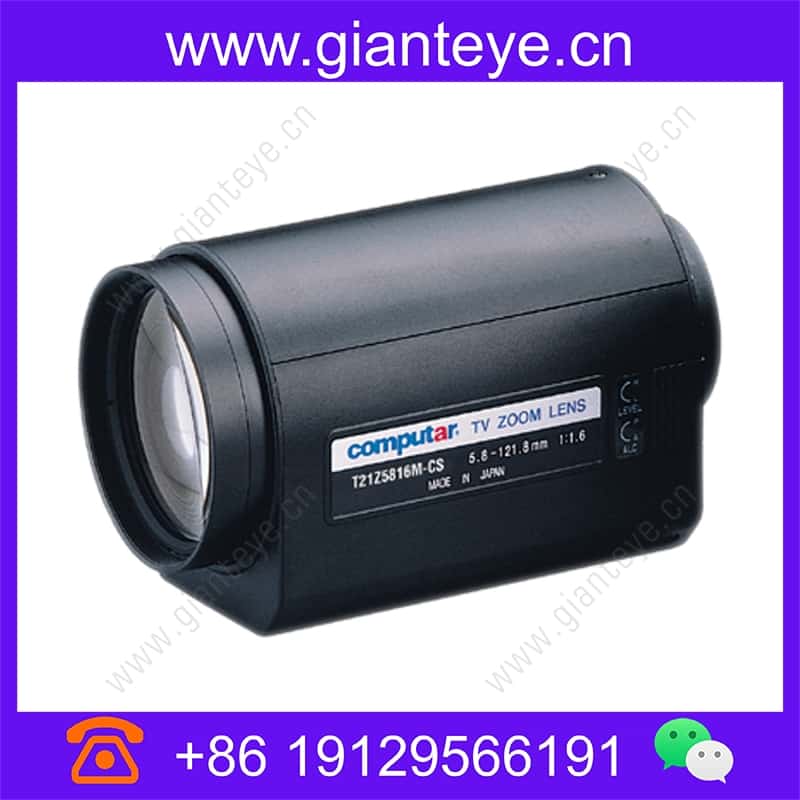 康标达 Computar T21Z5816M 1/3英寸 5.8-121mm F1.8 21倍 电动变焦 3个马达 (CS接口) t21z5816m_img_00.jpg