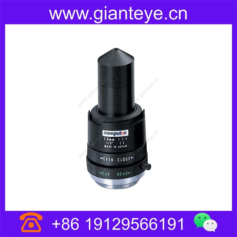 康标达 Computar T2625CS-P 1/3英寸 2.6mm F2.5 微型手动光圈 t2625cs-p_img_00.jpg