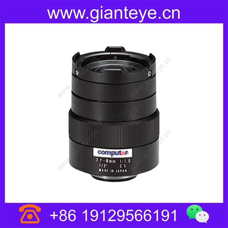 康标达 Computar T3Z2710CS 1/3英寸 2.7-8mm F1.0 变焦手动光圈(CS接口) t3z2710cs_img_00.jpg
