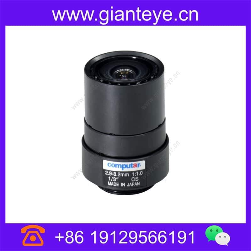 康标达 Computar T3Z2910CS 1/3英寸 2.9-8.2mm F1.0 变焦手动光圈(CS接口) t3z2910cs_img_00.jpg