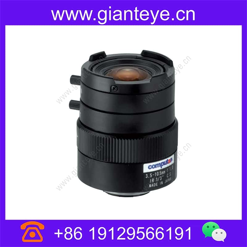 康标达 Computar T3Z3510CS-IR 1/3英寸 3.5-10.5mm F1.0 变焦手动光圈(CS接口)日/夜红外 t3z3510cs-ir_img_00.jpg