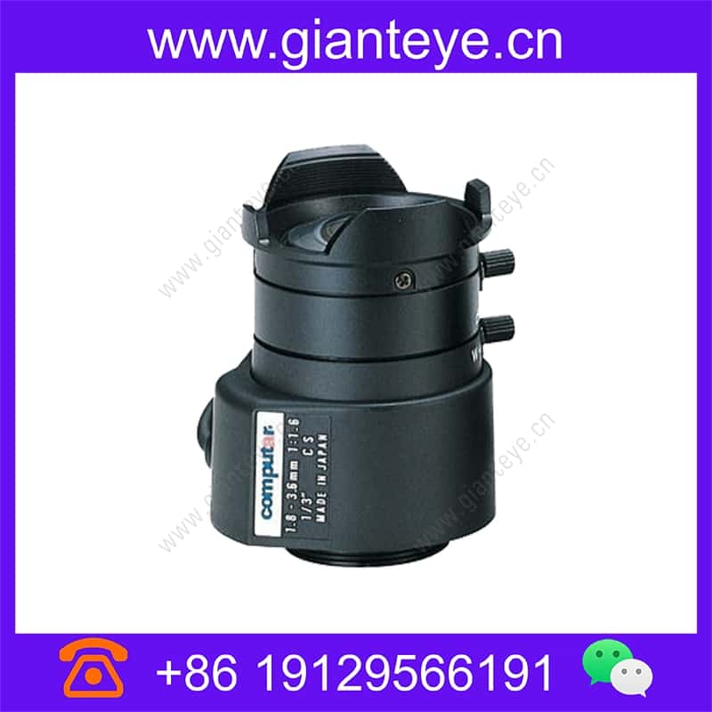 康标达 Computar TG2Z1816FCS 1/3英寸 1.8-3.6mm F1.6 变焦镜头 DC自动光圈(CS接口) tg2z1816fcs_img_00.jpg