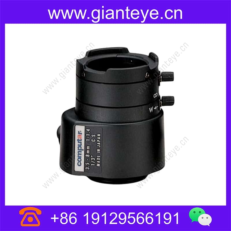 康标达 Computar TG2Z3514FCS 1/3英寸 3.5-8mm F1.4 变焦 DC自动光圈(CS接口) tg2z3514fcs_img_00.jpg