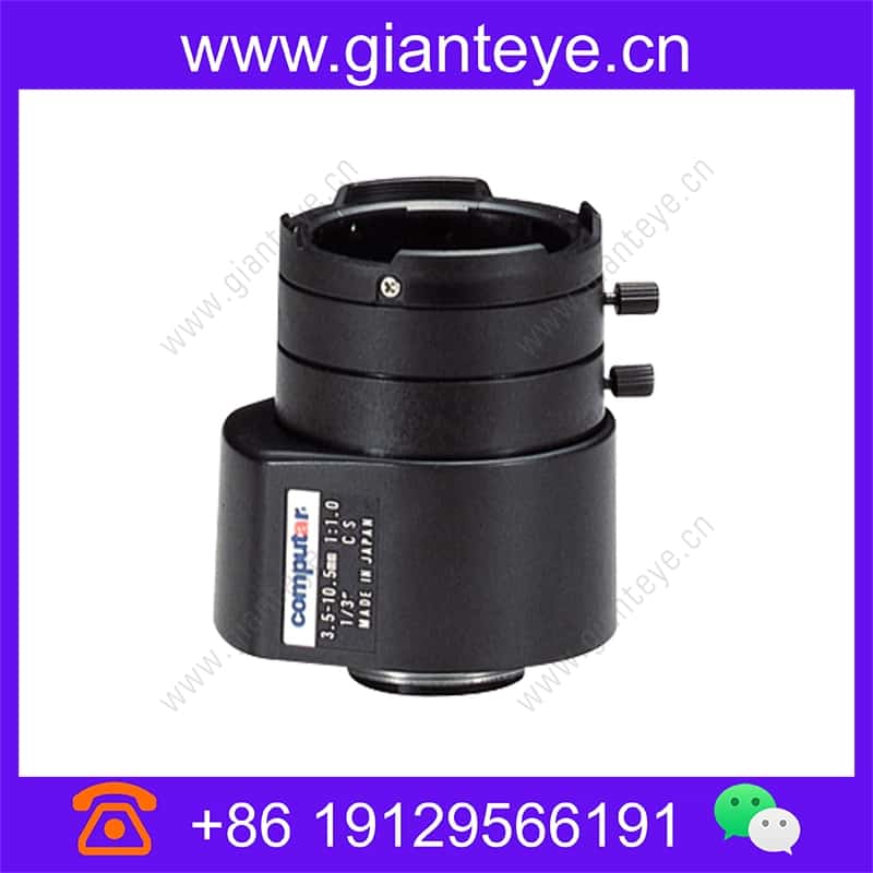 康标达 Computar TG3Z3510FCS 1/3英寸 3.5-10.5mm F1.0 变焦 DC自动光圈(CS接口) tg3z3510fcs_img_00.jpg