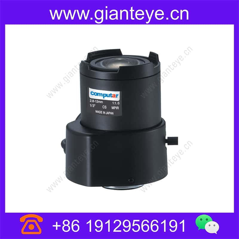 康标达 Computar TG4Z2816FCS-MPIR 1/3英寸 2.8-12mm F1.6 变焦百万像素 DC自动光圈(CS接口)日/夜红外 tg4z2816fcs-mpir_img_00.jpg