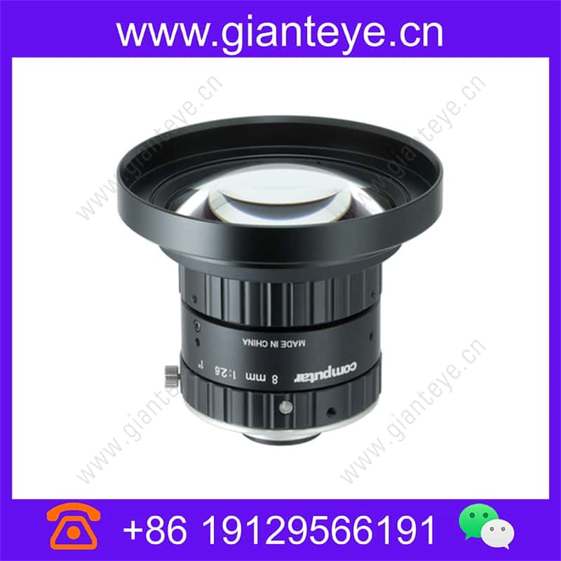 康标达 Computar V0826-MPZ 2000万像素 1英寸 8mm F2.6 2.4um 超低失真镜头(C接口) v0826-mpz_img_00.jpg