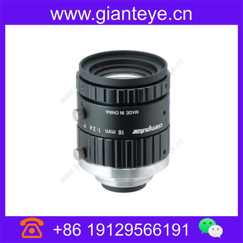 康标达 Computar V1624-MPZ 2000万像素 1英寸 16mm F2.4 2.4um 超低失真镜头 (C接口) v1624-mpz_img_00.jpg