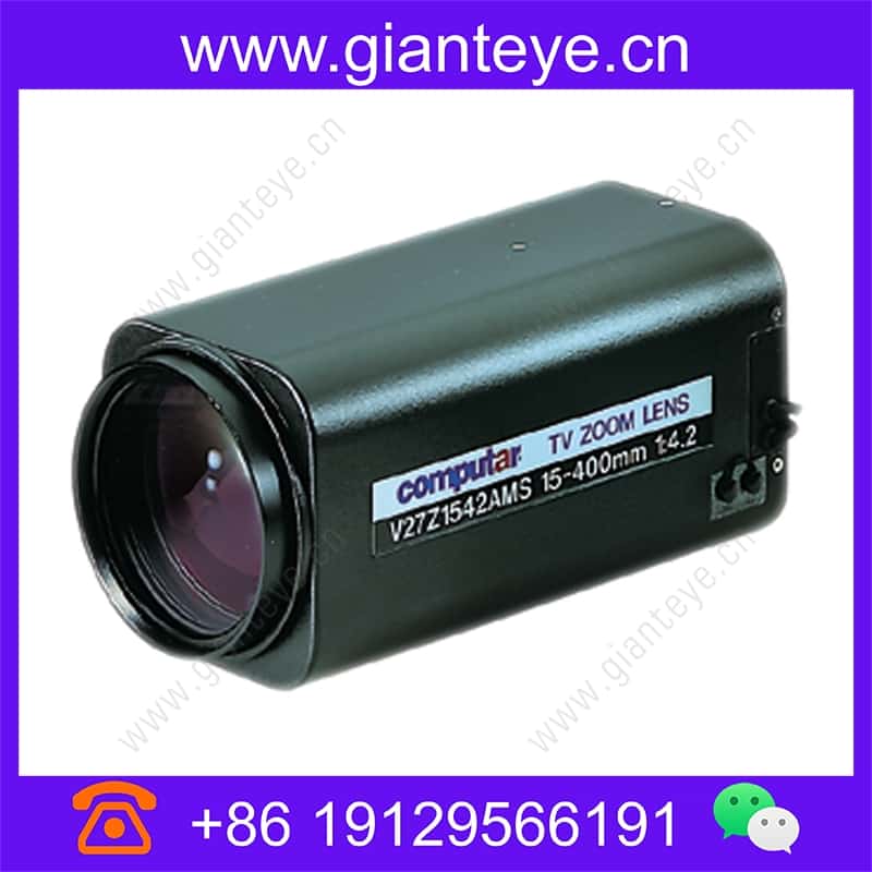 康标达 Computar V27Z1542AMS 2/3英寸 15-400mm F4.2 27倍 电动变焦视频自动光圈带点(C接口) v27z1542ams_img_00.jpg