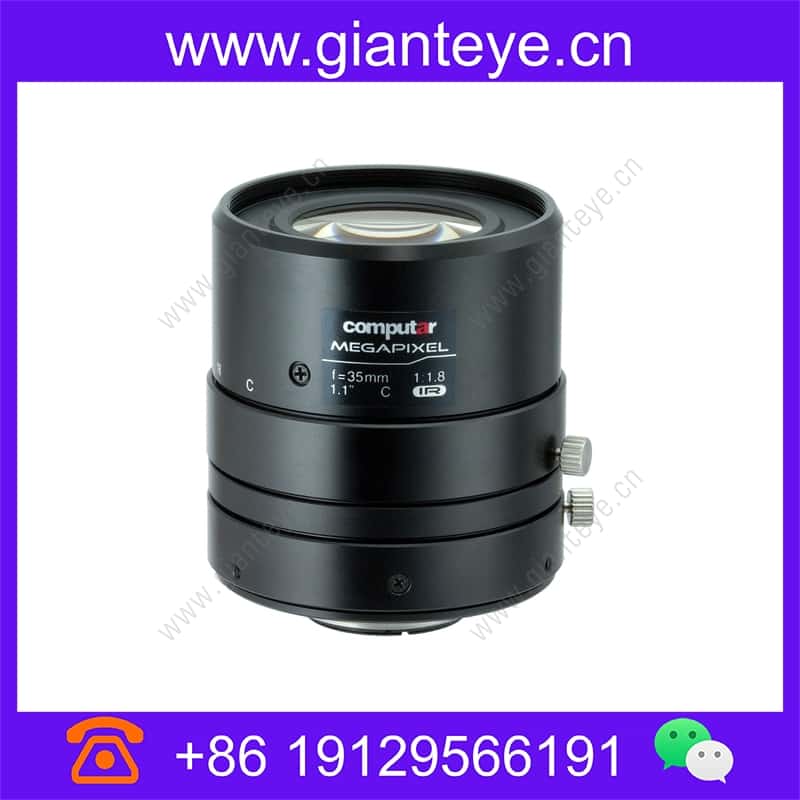 康标达 Computar V3518FIC-MPYIR 1200万像素 1.1英寸 35mm F1.8 3.45µm 红外校正超低失真镜头(C接口) v3518fic-mpyir_img_00.jpg