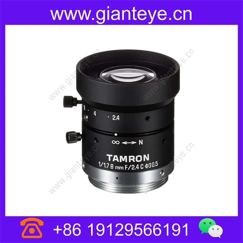腾龙 TAMRON M117FM08 1/1.7英寸 8mm F/2.4-16 手动光圈 工业镜头 机器视觉镜头 C接口 m117fm08_img_00.jpg