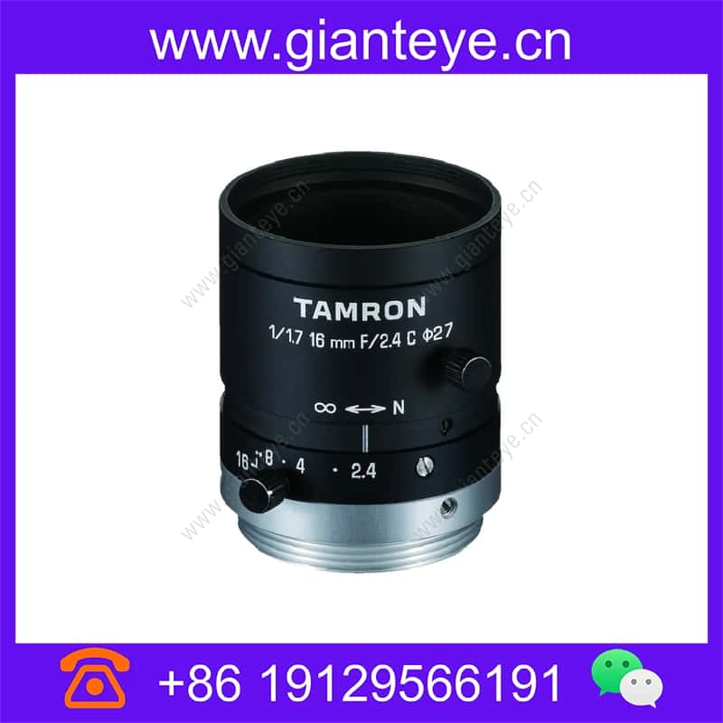 腾龙 TAMRON M117FM16-RG 1/1.7英寸 16mm 2.4-16 手动光圈坚固机器视觉镜头 C接口 m117fm16-rg_img_00.jpg