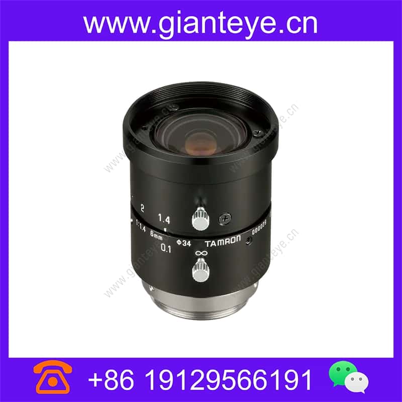 腾龙 TAMRON M118FM06 1/1.8英寸 6mm F/1.4-16 手动光圈 机器视觉镜头 C接口 m118fm06_img_00.jpg