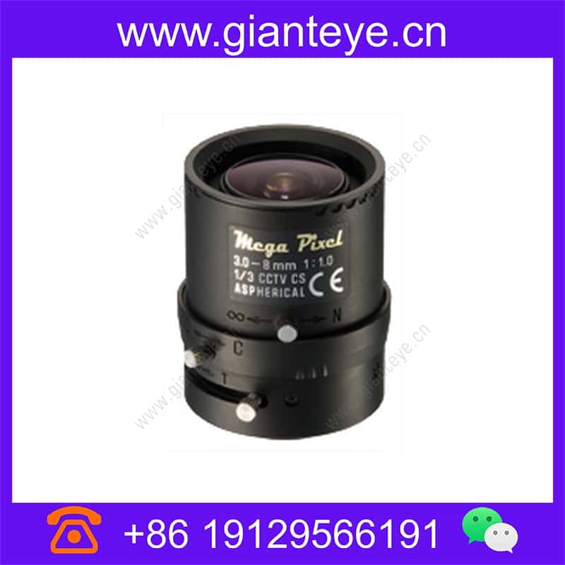 腾龙 TAMRON M13VM308 1/3英寸 3.0-8mm F/1.0-Close 手动光圈 监控镜头 CS接口 m13vm308_img_00.jpg