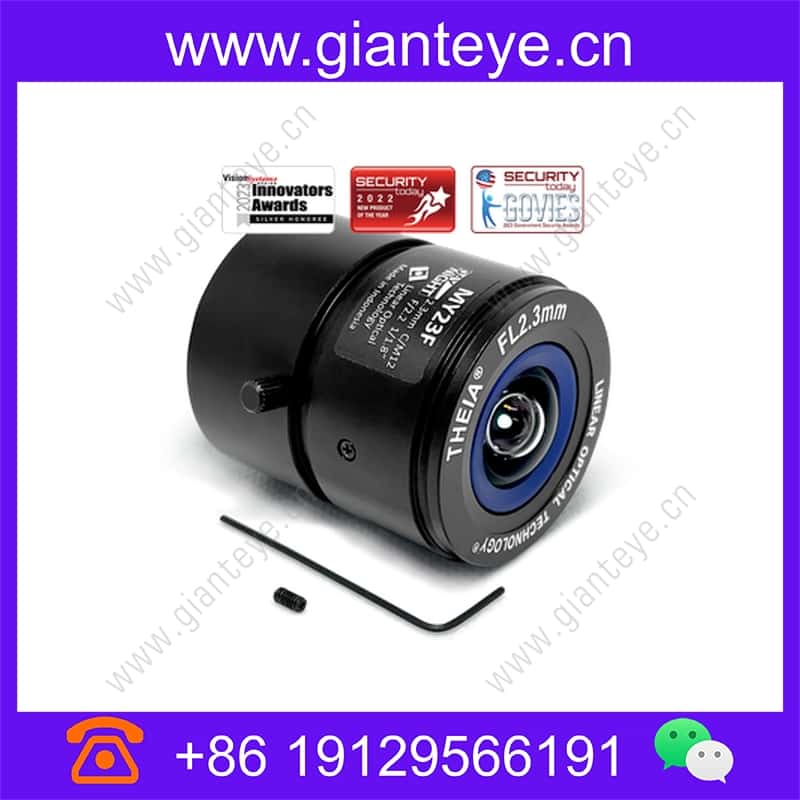 美国 Theia MY23F 2.3mm 超广角无畸变 5+ MP 日/夜 1/1.8英寸 格式 固定光圈 C 接口 +M12接口 镜头 my23f_img_00.jpg