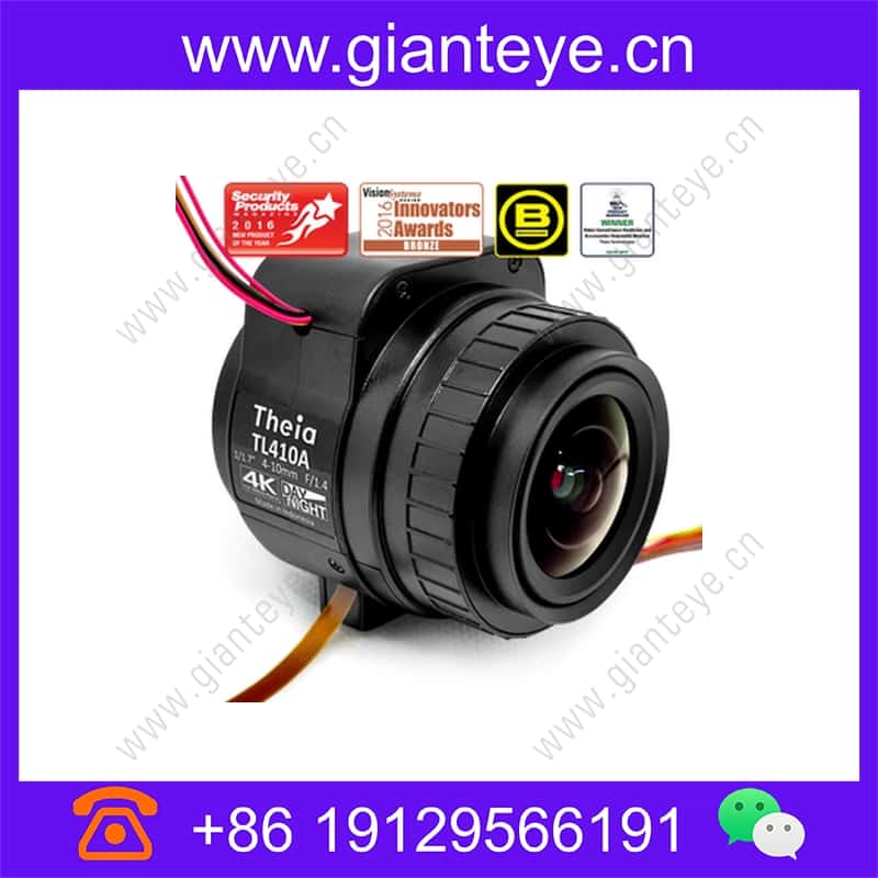 美国 Theia TL410A R5 CS 4-10mm 4k 12 MP 日/夜 DC 自动光圈 1/1.7 英寸 格式 电动变焦对焦 PI 电机挡块 CS 接口 镜头 tl410a-r5-cs_img_00.jpg