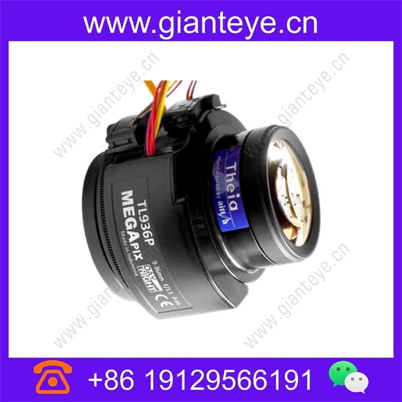 美国 Theia TL936P R6 25 9-36mm 5+ MP 日/夜 1/2.3 英寸 精确光圈 电动变焦和对焦 红外截止 PI 电机挡块 D25 接口 长焦镜头 tl936p-r6-25_img_00.jpg