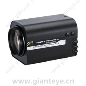 康标达 Computar H10Z0819DC-MP 1/2英寸 C接口 8-80mm 10倍 百万像素自动光圈变焦镜头