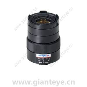 康标达 Computar H2Z0414C-MP 1/2英寸 4-8mm F1.4 变焦手动光圈百万像素(C接口)
